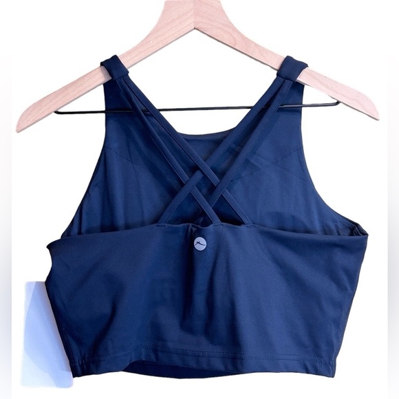 Gottex Sports Bra/Top Ultraluxe Nylon Midnight Women's Size-L #XGT-NIN5101B - Picture 2 of 6